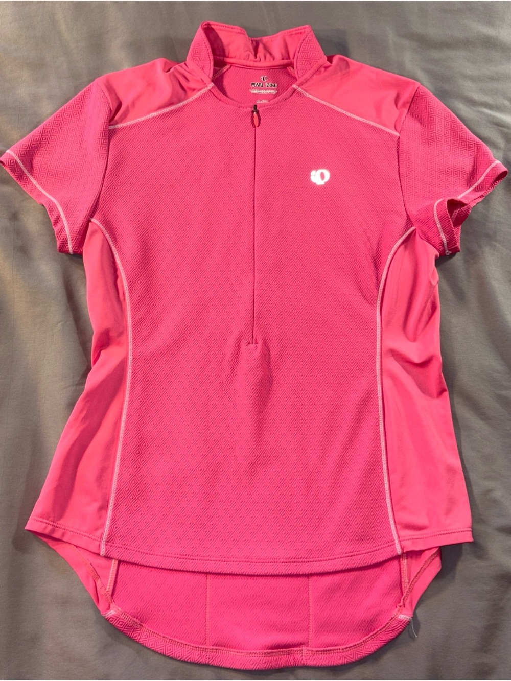 Pearl Izumi Women’s Cycling Jersey Half Zip Pink Size Medium Pockets Summer